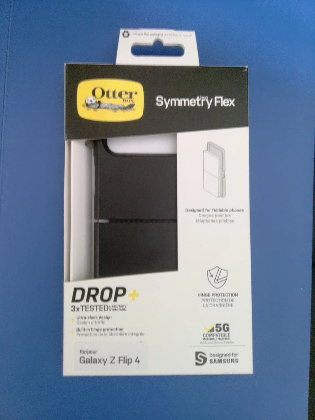 Otter Box THIN FLEX SERIES Phone Case for the Samsung Z FLIP4 - BLACK